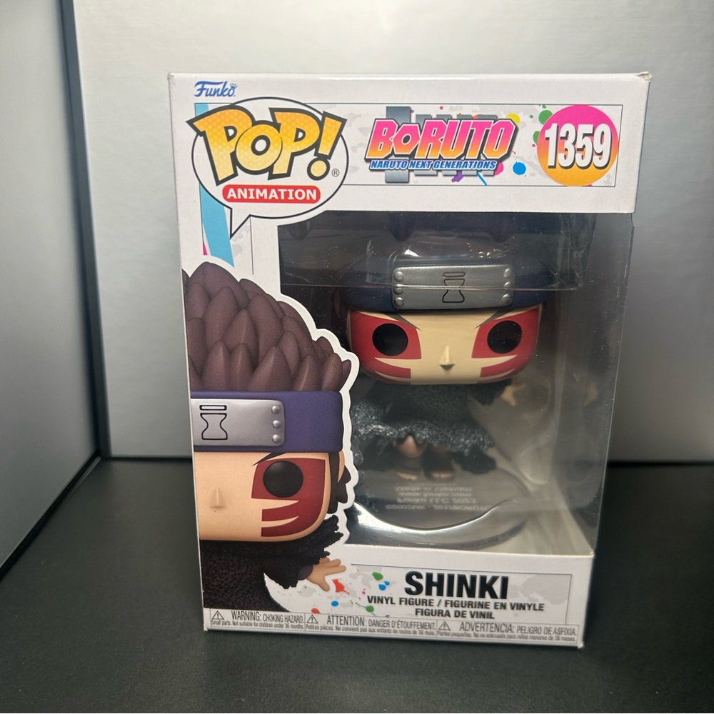 Funko Pop Boruto Shinki Figure with Red and Black Accents